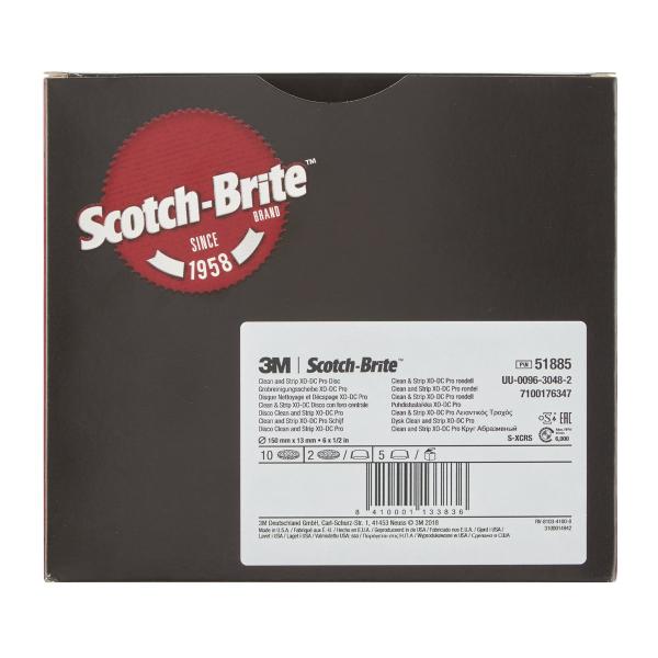 Scotch-Brite™ Grobreinigungsscheibe XT-DC Pro, 150 mm x 13 mm, S XCRS