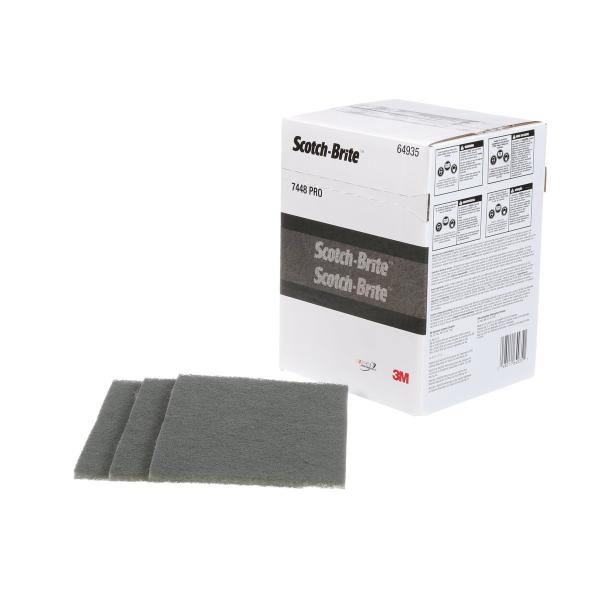 Scotch-Brite™ Handpad 7448 PRO, grau, 152 mm x 228 mm, S UFN