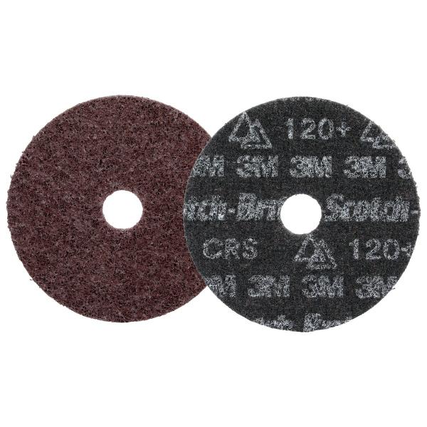 Scotch-Brite™ Präzisions-Vliesscheibe Heavy Duty, HD-DH, Coarse 120+, 127 mm x 22.23 mm, 50 ea/Case