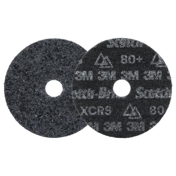 Scotch-Brite™ Präzisions-Vliesscheibe Heavy Duty, HD-DH, Extra Coarse 80+, 127 mm x 22.23 mm, 50 ea/Case