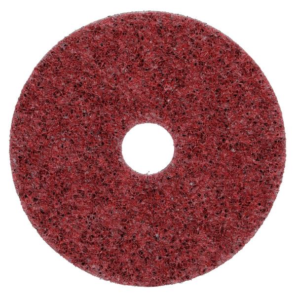 Scotch-Brite™ Präzisions-Vliesscheibe Heavy Duty, HD-DH, Medium 150+, 114.3 mm x 22.23 mm, 50 ea/Case