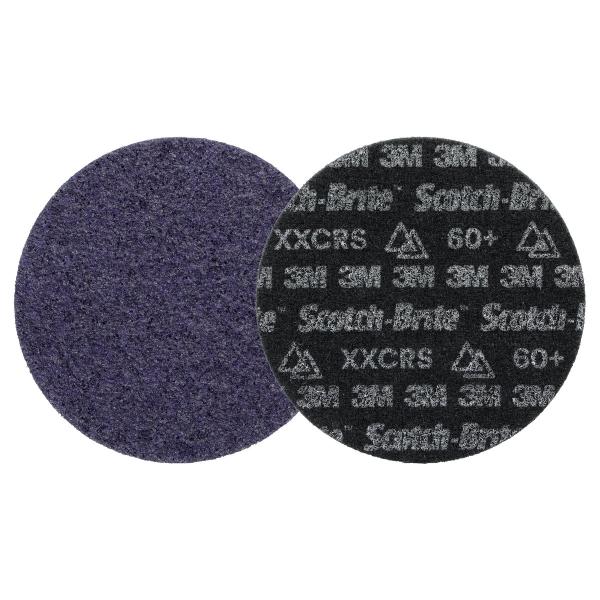 Scotch-Brite™ Präzisions-Vliesscheibe Heavy Duty, HD-DH, X-Extra Coarse 60+, 10 in x NH, 25 ea/Case