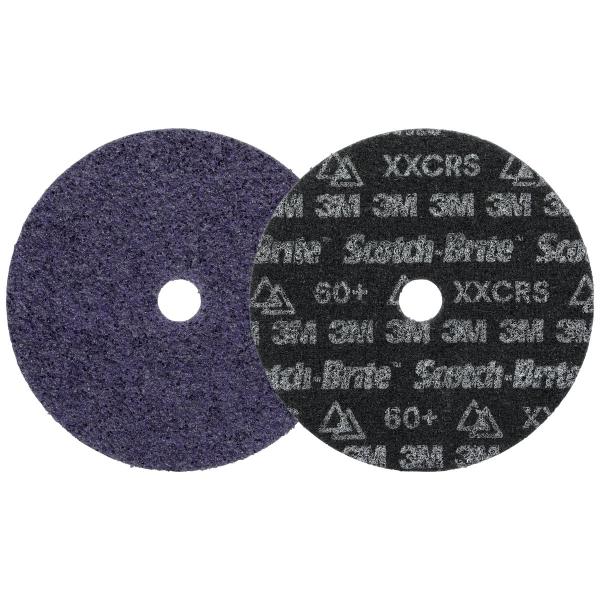 Scotch-Brite™ Präzisions-Vliesscheibe Heavy Duty, HD-DH, X-Extra Coarse 60+, 178 mm x 22.23 mm, 25 ea/Case