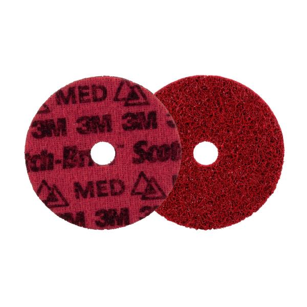 Scotch-Brite™ Präzisions-Vliesscheibe, PN-DH, Mittel, 100 mm x 16 mm, 25/Innenverpackung, 100 Stück/Karton