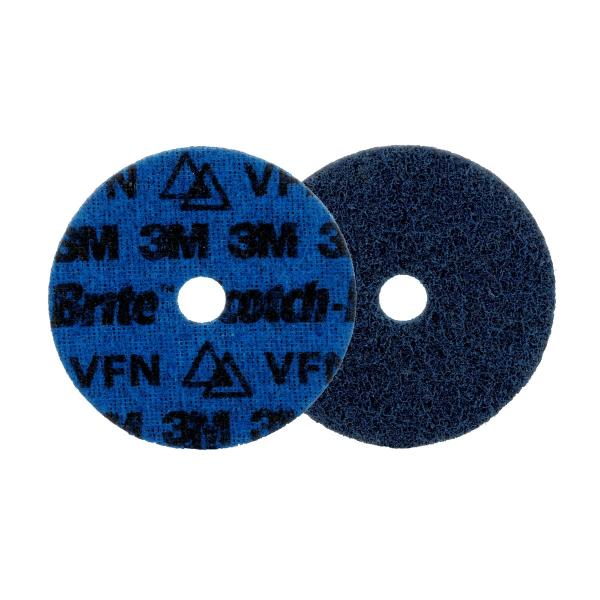 Scotch-Brite™ Präzisions-Vliesscheibe, PN-DH, Sehr fein, 100 mm x 16 mm, 25/Innenverpackung, 100 Stück/Karton