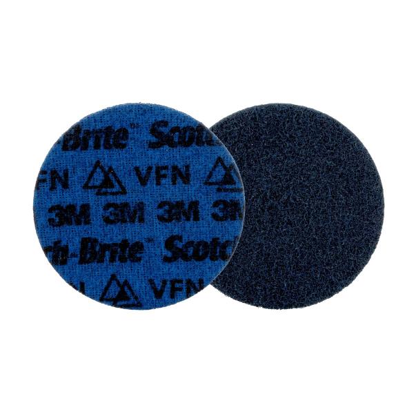 Scotch-Brite™ Präzisions-Vliesscheibe, PN-DH, Sehr fein,115 mm x Keine Bohrung (NH), 25/Innenverpackung, 100 Stück/Karton