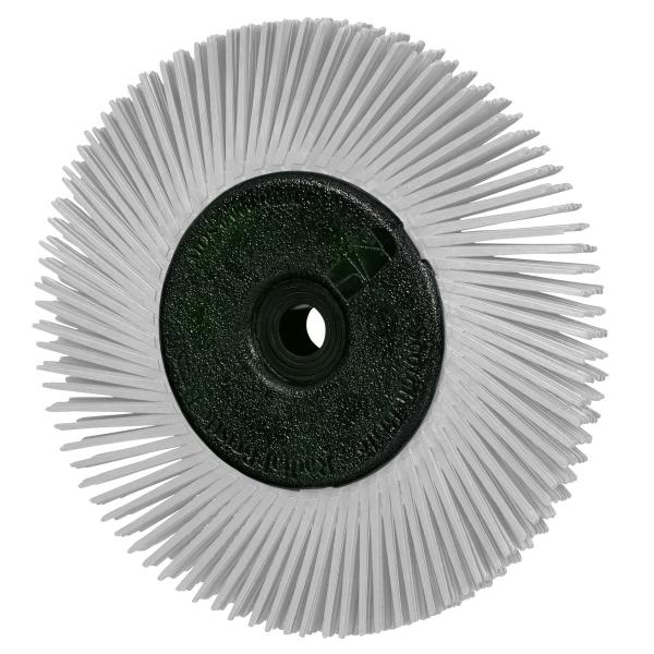 Scotch-Brite™ Precision Radial Bristle Brush, PN-RB, 120+, 152,4 mm x 12,7 mm x 25,4 mm (6 Zoll x 1/2 Zoll x 1 Zoll), Typ A, mit Adapter