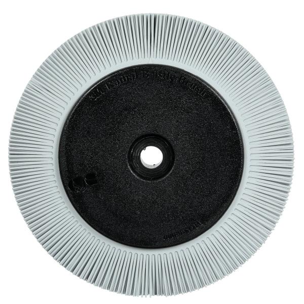 Scotch-Brite™ Precision Radial Bristle Brush, PN-RB, 120+, 8 in x 1 in x 1-1/4 in, Type S, with Flange, 2 ea/Case