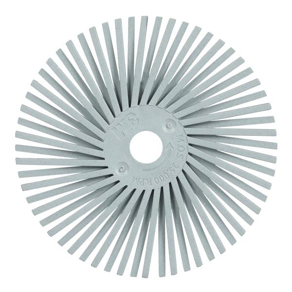 Scotch-Brite™ Precision Radial Bristle Brush, PN-RB, 120+, 76,2 mm x 9,525 mm (3 Zoll x 3/8 Zoll), Typ A,