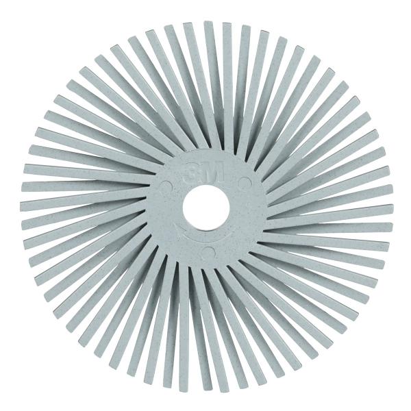 Scotch-Brite™ Precision Radial Bristle Brush, PN-RB, 120+, 3 in x 3/8 in, Type A, 10/Carton, 40 ea/Case