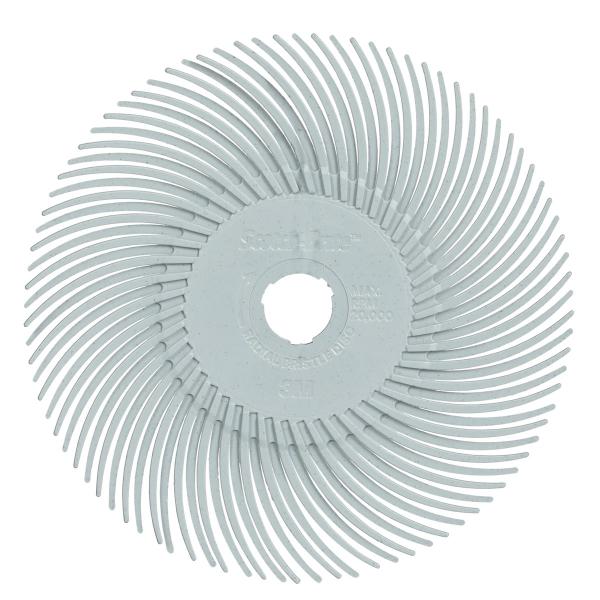 Scotch-Brite™ Precision Radial Bristle Brush, PN-RB, 120+, 3 in x 3/8 in, Type C, 40/Carton, 80 ea/Case