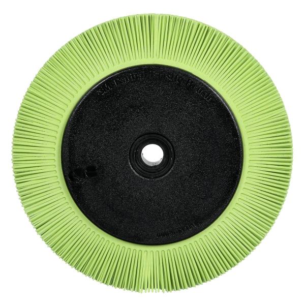 Scotch-Brite™ Precision Radial Bristle Brush, PN-RB, 50+, 8 in x 1 in x 1-1/4 in, Type S, with Flange, 2 ea/Case