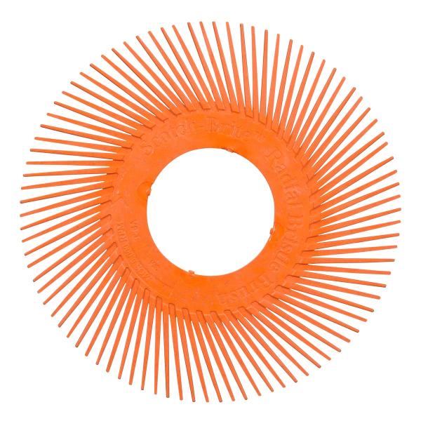 Scotch-Brite™ Precision Radial Bristle Brush, PN-RB, 80+, 6 in, Type A, without Adapter, 40/Carton, 80 ea/Case