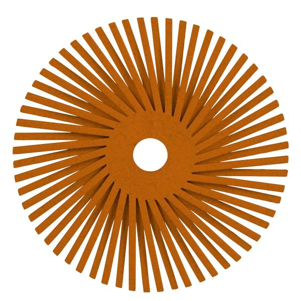 Scotch-Brite™ Precision Radial Bristle Brush, PN-RB, 80+, 3 in x 3/8 in, Type A, 10/Carton, 40 ea/Case