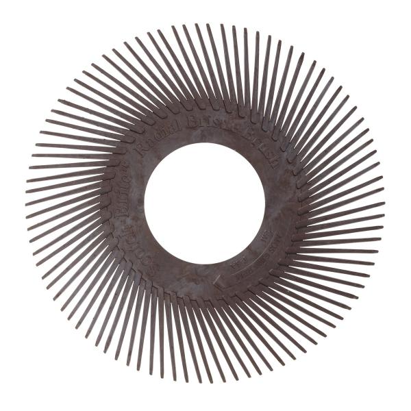 Scotch-Brite™ Radial Bristle Brush BB-ZB Einzelsegment, braun, 152,4 mm, P36, Typ A (Nachfüllpackung)