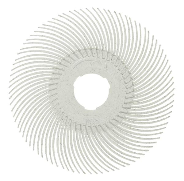 Scotch-Brite™ Radial Bristle Brush BB-ZB Einzelsegment, weiß, 193,5 mm, P120, Typ C (Nachfüllpackung)