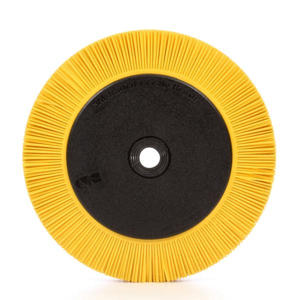 Scotch-Brite™ Radial Bristle Brush BB-ZB mit Kunststoff-Flansch, gelb, 203,2 mm x 25,4 mm, P80, Typ S