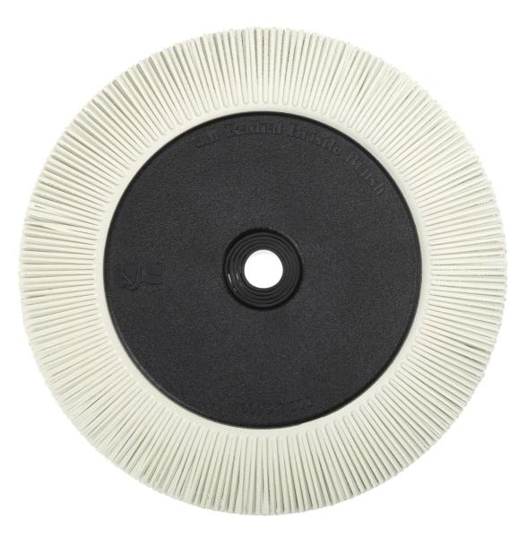 Scotch-Brite™ Radial Bristle Brush BB-ZB mit Kunststoff-Flansch, weiß, 203,2 mm x 25,4 mm, P120, Typ S