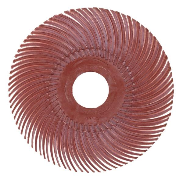 Scotch-Brite™ Radial Bristle Brush RB-ZB, rot, 50,8 mm, P220, Typ C