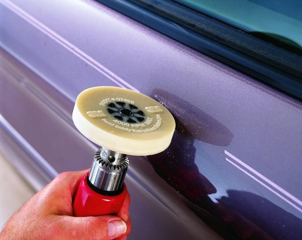 Scotch-Brite™ Radierscheibe mit Befestigungsschaft, 101,2 mm