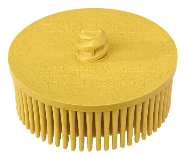 Scotch-Brite™ Roloc™ Bristle Disc RD-ZB, gelb, 50 mm x 15,8 mm, P80, 07525