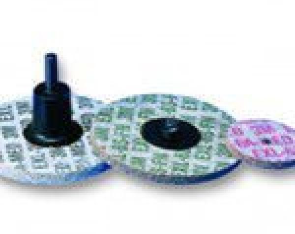 Scotch-Brite™ Roloc™ Cut and Polish Verpresste Kompaktscheibe CP-UR, 75 mm x 6 mm x 10 mm, 5A FIN