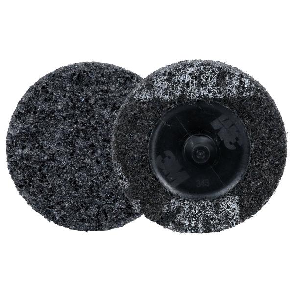 Scotch-Brite™ Roloc™ Präzisions-Vliesscheibe für höchste Anforderungen, HD-DR, Extra Coarse 80+, TR, 51 mm, 50/Carton, 200 ea/Case