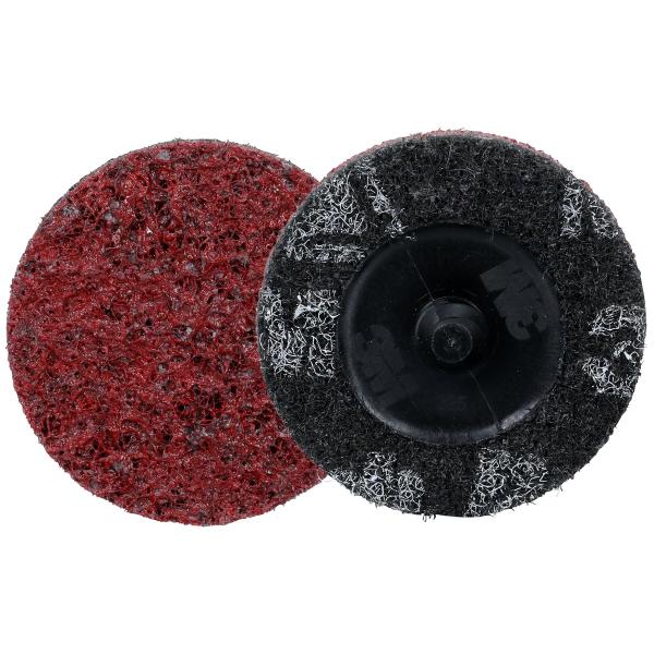 Scotch-Brite™ Roloc™ Präzisions-Vliesscheibe für höchste Anforderungen, HD-DR, Medium 150+, TR, 51 mm, 50/Carton, 200 ea/Case