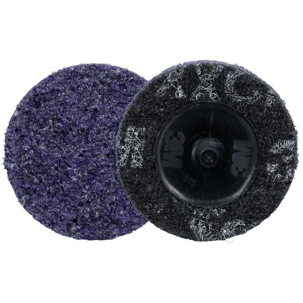 Scotch-Brite™ Roloc™ Präzisions-Vliesscheibe Heavy Duty, HD-DR, X-Extra Coarse 60+, TR, 51 mm, 25/Carton, 100 ea/Case