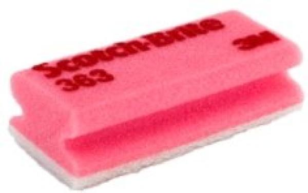 Scotch-Brite™ Schwamm 363, Pink/Weiß, 70 mm x 150 mm, 10/Packung