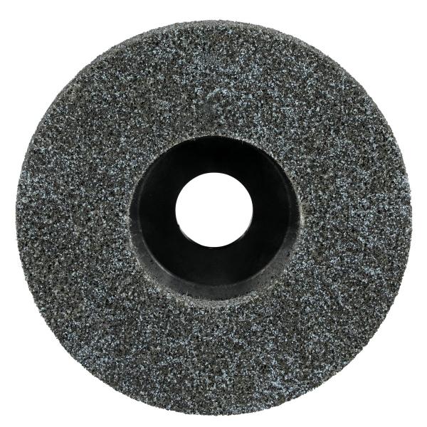 Scotch-Brite™ Verpresste Kompaktscheibe Deburr and Finish PRO für den Winkelschleifer, 8C Coarse+, 114 mm x 22 mm, Type 27, Nylon