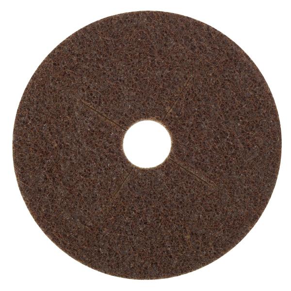 Scotch-Brite™ Vliesscheibe SC-DB, braun, 125 mm x 22 mm, A CRS