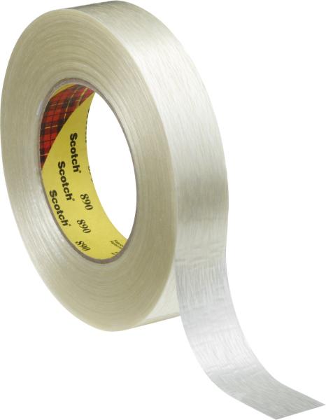 Scotch® Filamentklebeband 890MSR, Transparent, 50 mm x 50 m, 0.17 mm