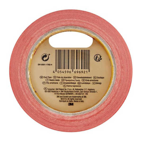 Scotch® High Visibility Klebeband, orange, 25 m x 48 mm, 6 STK./PACKUNG