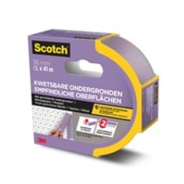 Scotch® Malerabdeckband für empfindliche Oberflächen, 36 mm x 41 m, 1 Rolle/Packung, 70% PEFC SGSCH-PEFC-COC-110078