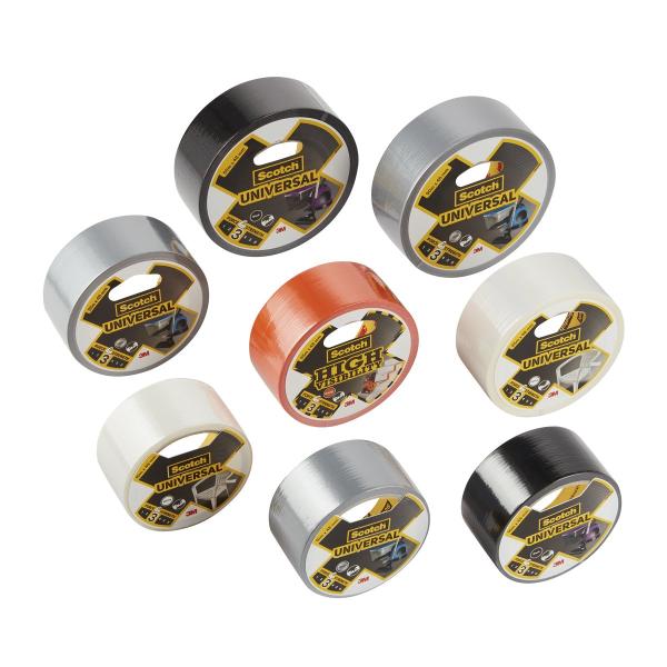 Scotch® Universal Klebeband 2904, schwarz, 25 m x 48 mm, 6 STK./PACKUNG