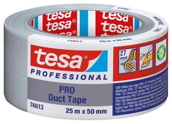 tesa® 74613 ECO PRO Gewebeband 25m x 50mm, silber