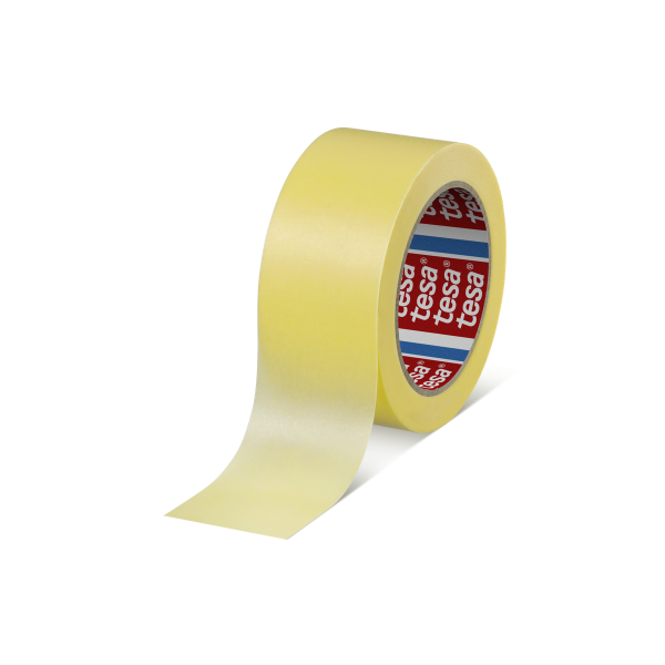 tesa® Professional 4334 Präzisionskrepp® PLUS, 50m x 100mm, gelb
