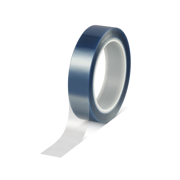 tesa® 50625 PET-Abdeckband 200°C, 66m x 25mm, blau-transparent