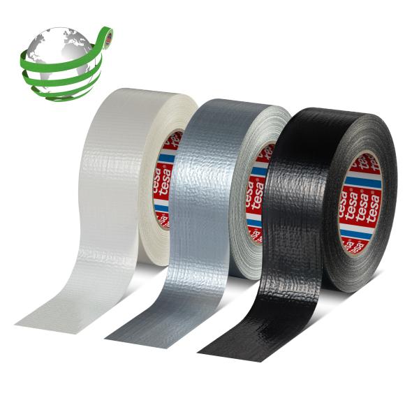 tesa® 60462 Duct Tape, 50m x 75mm, silber