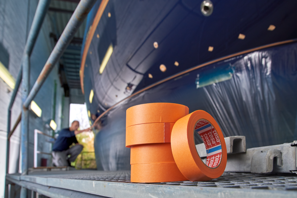 tesakrepp® 4342 Präzisionskrepp, 50m x 19mm, orange