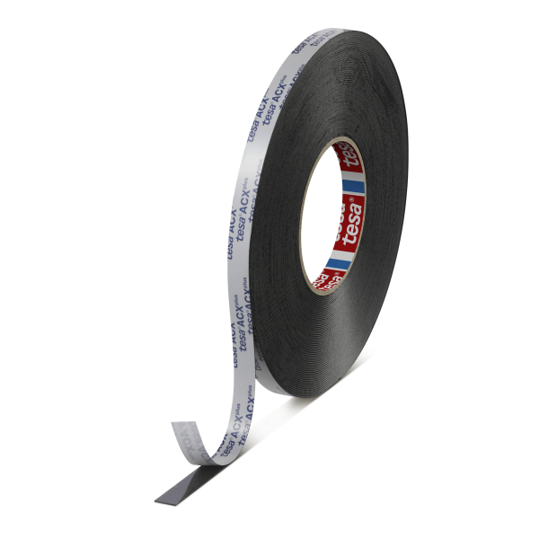 tesa® ACXplus 7063 High Adhesion, 25m x 12mm, schwarz