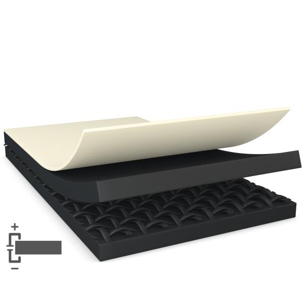 tesa® 60234, 50m x 1040mm, schwarz-matt