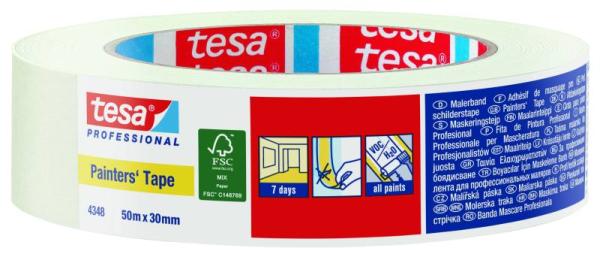 tesa® Professional 4348 Malerband, 50m x 30mm, chamois