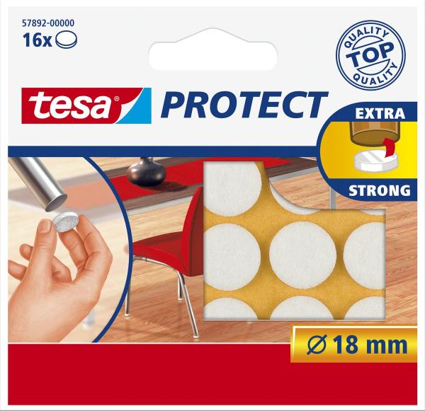 tesa Protect® Filzgleiter, weiß