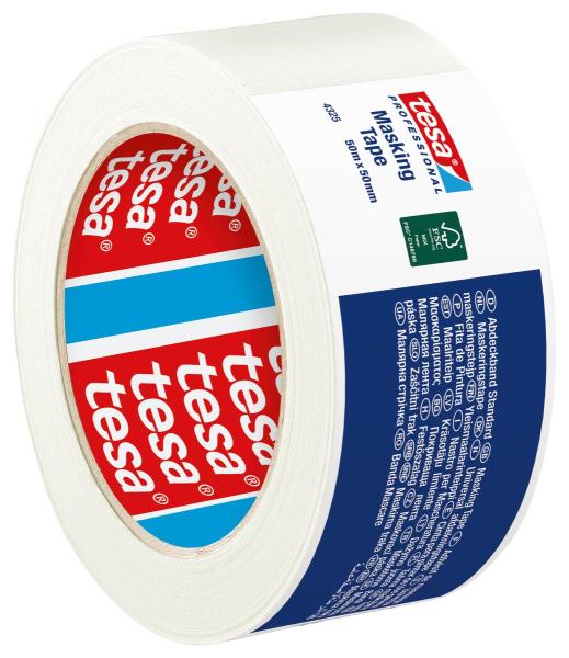 tesa® 4325 Paper Masking, 50m x 50mm, chamois