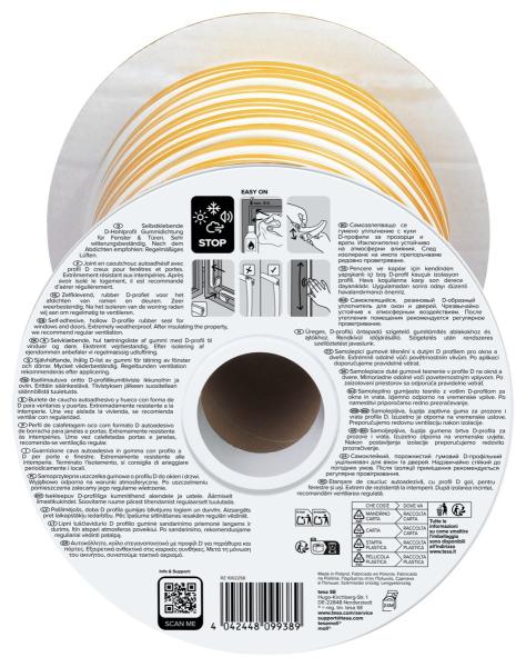 tesa® 55706, 100m x 9mm, braun