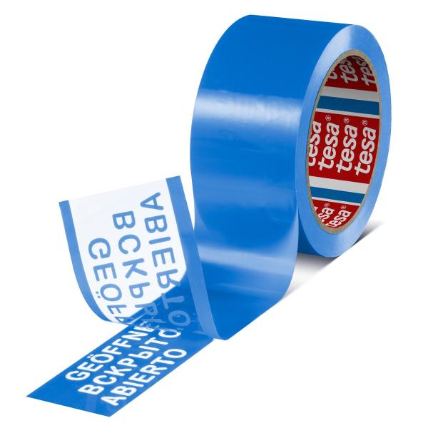 tesa® 64007 Tamper Evident, 50m x 75mm, gelb