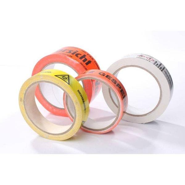 Warnband mit Schriftzug - Warnhinweis 50mm