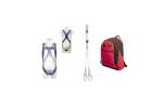 3M™ Protecta® Absturzsicherungset für Gerüstbauer, Universal-Auffanggurt, 1,3 m Doppelstrang-Verbindungsmittel, Rucksack, 1160070